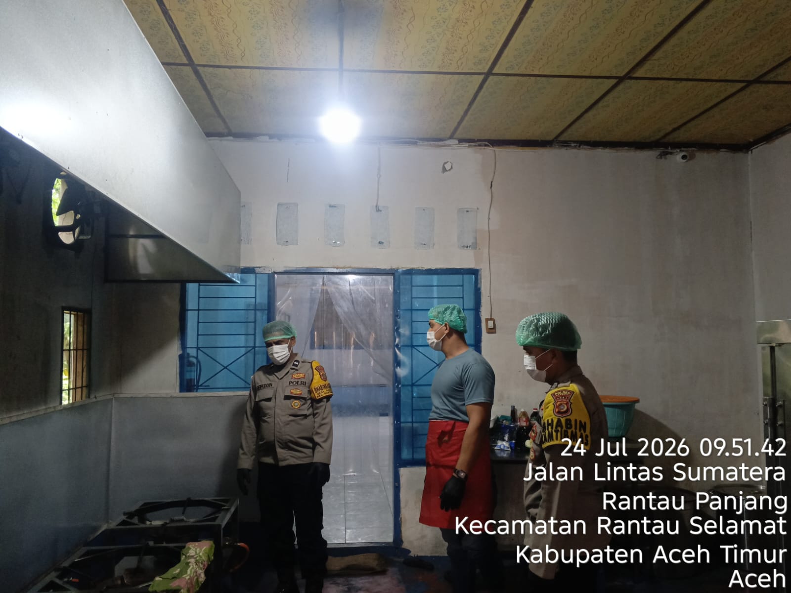 Polsek Rantau Selamat Pastikan Dapur MBG Beroperasi Sesuai Standar dan Aman Bagi Penerima Manfaat