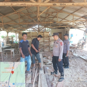Polsek Sungai Raya Perkuat Patroli Harkamtibmas Demi Menjaga Stabilitas Keamanan Wilayah