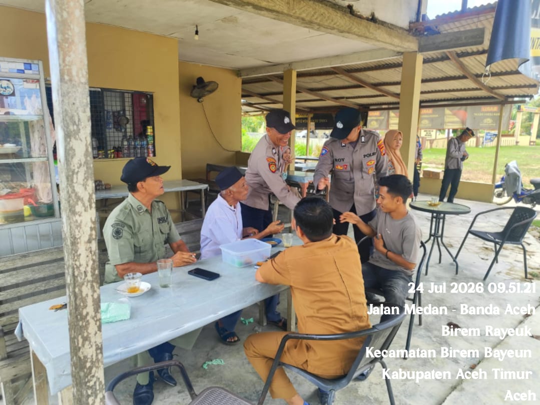 Polsek Birem Bayeun Perkuat Patroli Preventif Demi Menjaga Kondusivitas Wilayah