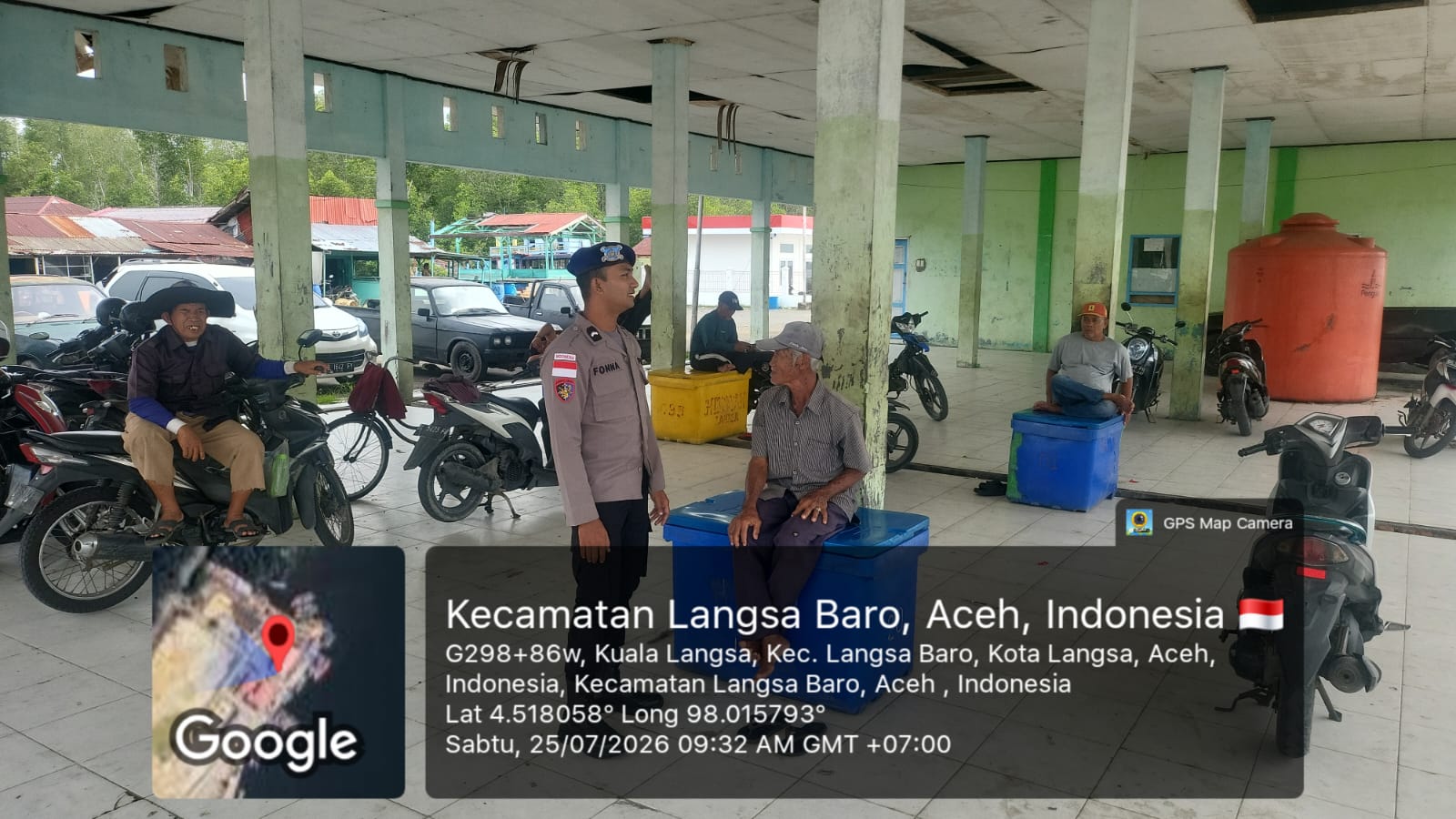 Sat Polairud Polres Langsa Intensifkan Patroli Dialogis Demi Keselamatan Nelayan dan Pelayaran