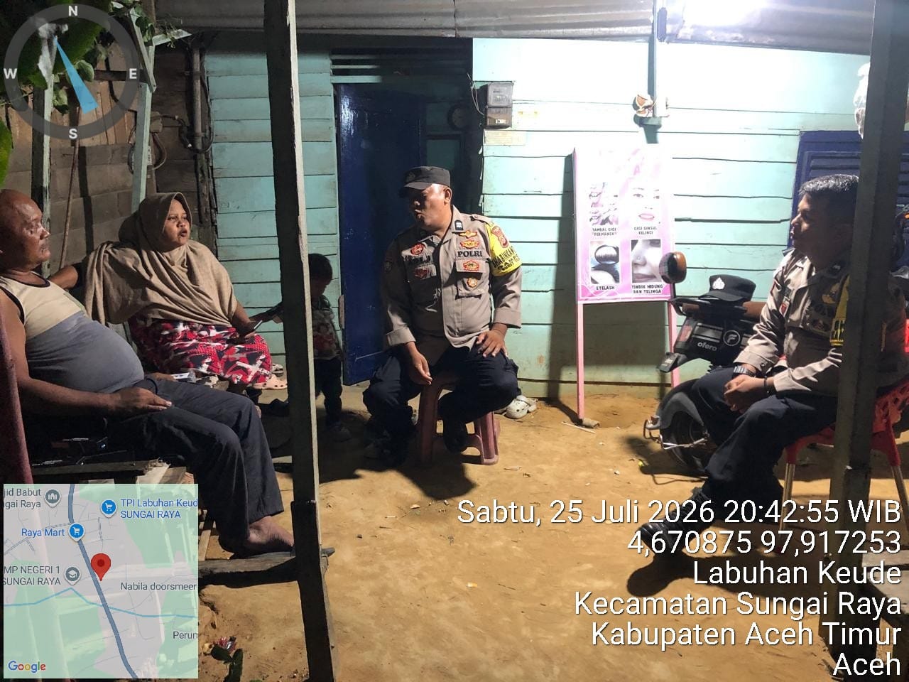 Polsek Sungai Raya Tingkatkan Patroli Malam untuk Menjaga Stabilitas Kamtibmas