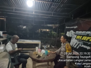 Polsek Langsa Timur Perkuat Patroli Dialogis untuk Menjaga Kamtibmas Tetap Kondusif
