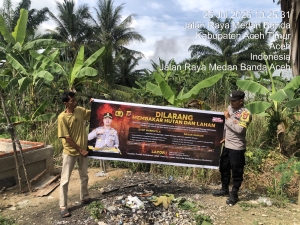 Polsek Rantau Selamat Perkuat Patroli Karhutla untuk Mencegah Kebakaran Hutan dan Laha