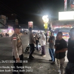 Polsek Sungai Raya Gelar Patroli Malam untuk Menjaga Kondusivitas Wilayah