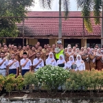 Polisi Saweu Sikula Satlantas Polres Langsa Edukasi Pelajar SMKN 2 tentang Keselamatan Berlalu Lintas
