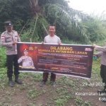 Polsek Langsa Barat Tingkatkan Patroli Karhutla untuk Cegah Kebakaran Hutan dan Lahan