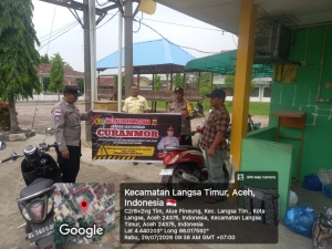 Polsek Langsa Timur Tingkatkan Patroli Dialogis untuk Menjaga Kondusivitas Wilayah