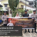 Polsek Langsa Tingkatkan Patroli Karhutla untuk Cegah Kebakaran Hutan dan Lahan