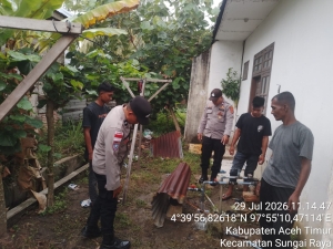 Polsek Sungai Raya Perkuat Patroli Harkamtibmas untuk Menjaga Stabilitas Keamanan Wilayah