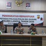 Ditbinmas Polda Aceh Tingkatkan Kapasitas Petugas Polmas dan Polisi RW di Polres Langsa