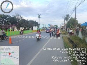 Polsek Manyak Payed Gelar Strong Point Pagi di Kawasan Sekolah untuk Dukung Keselamatan Pelajar