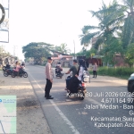 Polsek Sungai Raya Laksanakan Protap 01 di Kawasan Sekolah untuk Wujudkan Kamseltibcarlantas