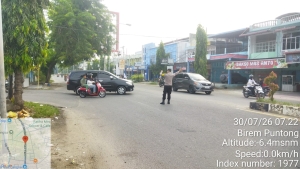 Polsek Langsa Barat Intensifkan Protap 01 di Titik Rawan Kepadatan Lalu Lintas
