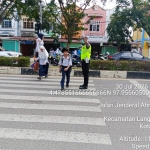 Satlantas Polres Langsa Optimalkan Strong Point Pagi untuk Kelancaran Arus Lalu Lintas