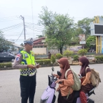 Satlantas Polres Langsa Gencarkan Edukasi Keselamatan Berlalu Lintas kepada Pengguna Jalan