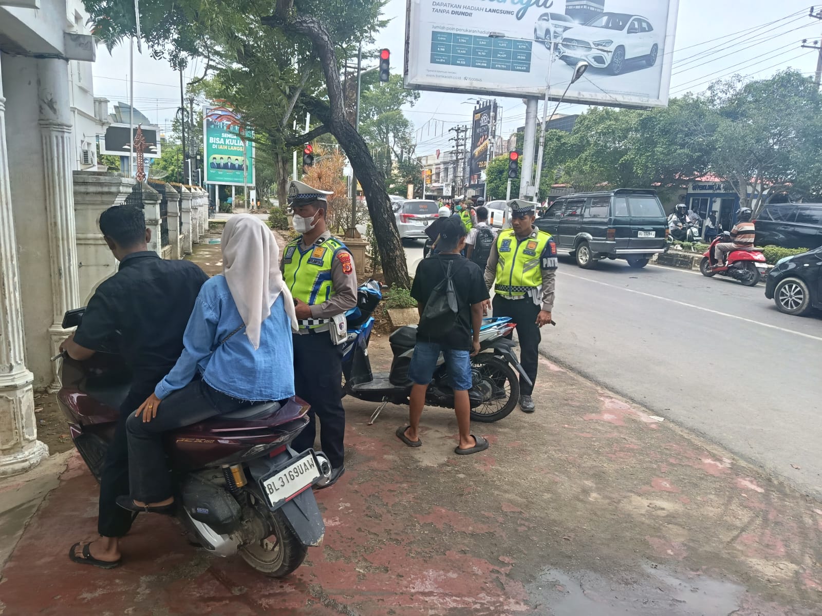 Satlantas Polres Langsa Gelar Razia Kendaraan untuk Tekan Pelanggaran dan Kecelakaan Lalu Lintas