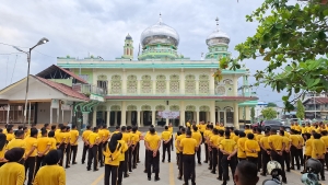 Polres Langsa Gelar Bakti Sosial Sambut HUT Kemerdekaan RI Ke-81