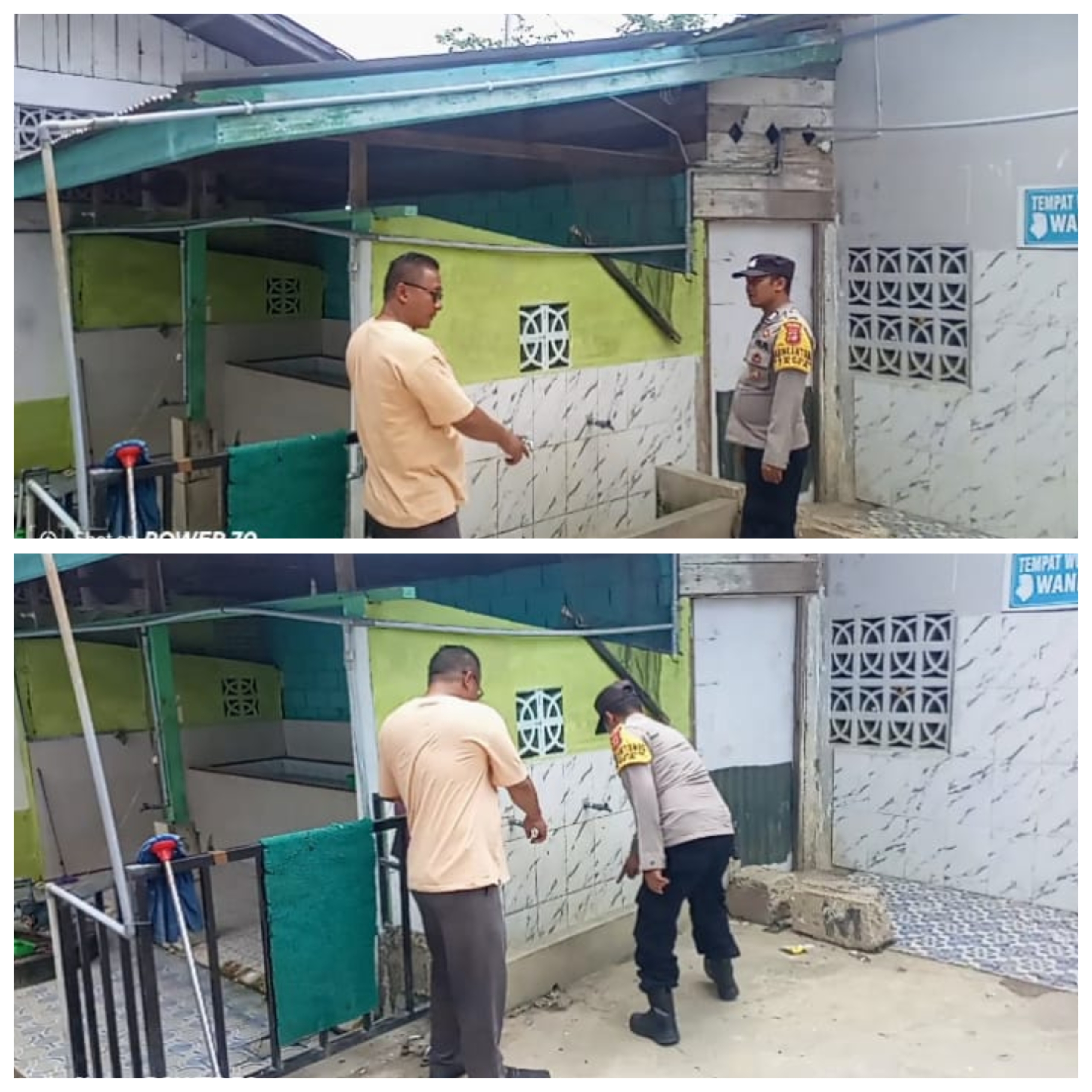 Bhabinkamtibmas Polsek Langsa Melaksanakan Giat Sambang warga binaan untuk menjalin keakraban.