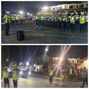 Sat Lantas Polres Langsa Tindak Pelanggaran, 42 Kendaraan Ditilang Dalam Razia Malam