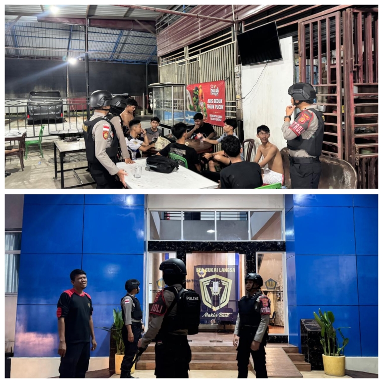 Patroli Perintis Presisi Sat Samapta Perkuat Keamanan Malam di Wilayah Langsa