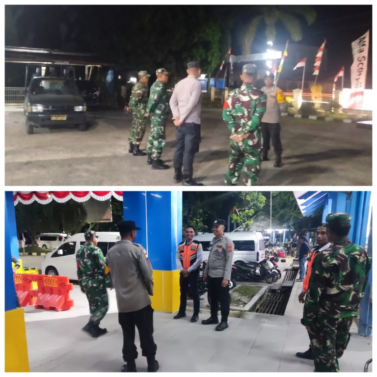 Patroli Gabungan Polsek Langsa Barat Perkuat Pengamanan Jelang Hari Damai Aceh