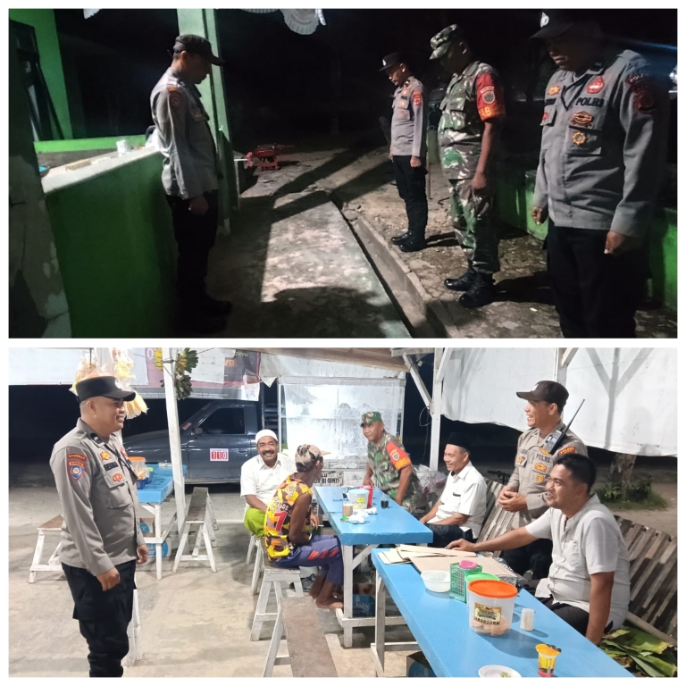 Patroli Gabungan Polsek Birem Bayeun Ciptakan Kondisi Aman Jelang Kegiatan 15 Agustus