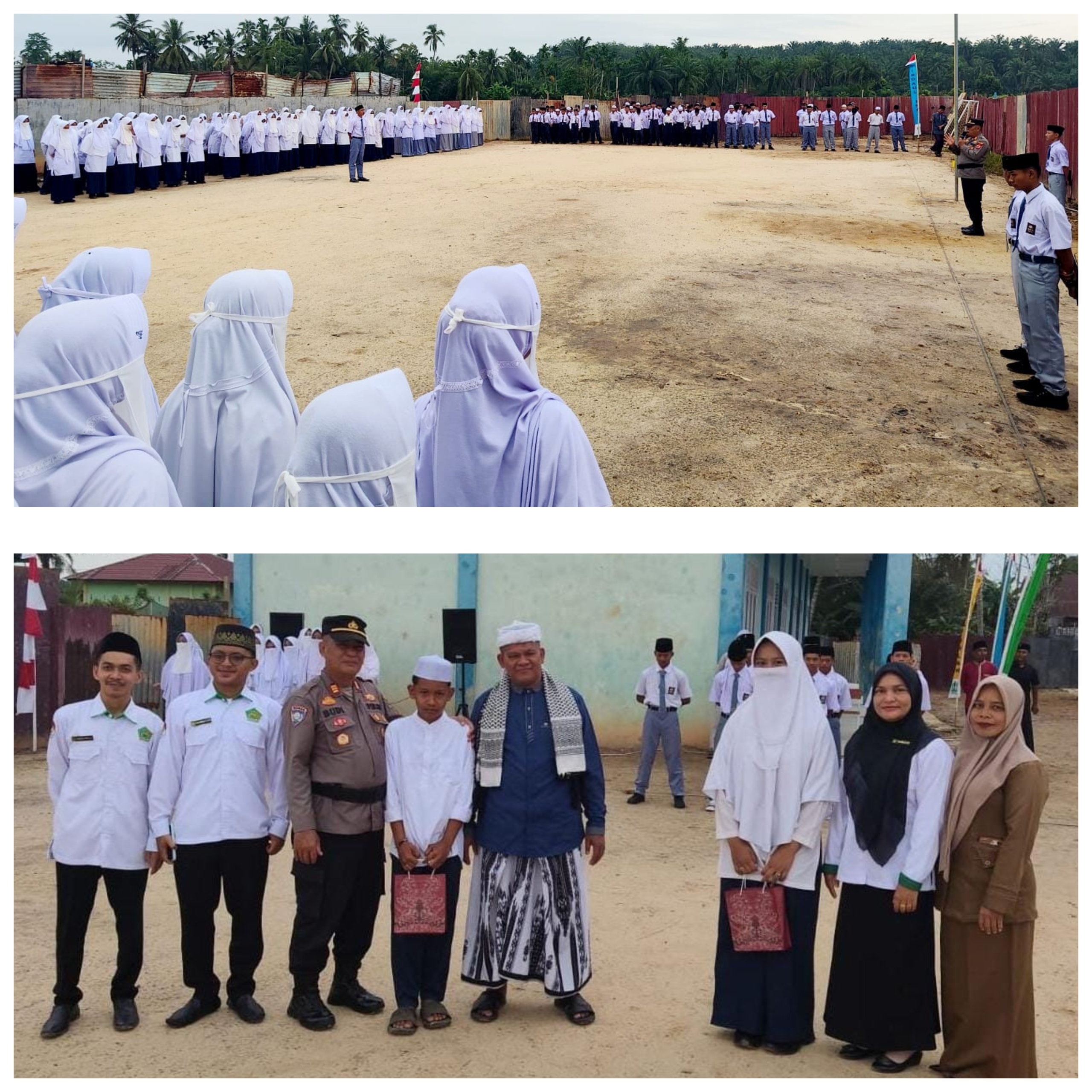 Polres Langsa Perkuat Pembinaan Santri Melalui Polisi Saweu Sikula di Pesantren Ibdaul Islam