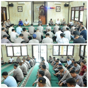 Polres Langsa Perkuat Pembinaan Mental Personel Melalui Kegiatan Binrohtal