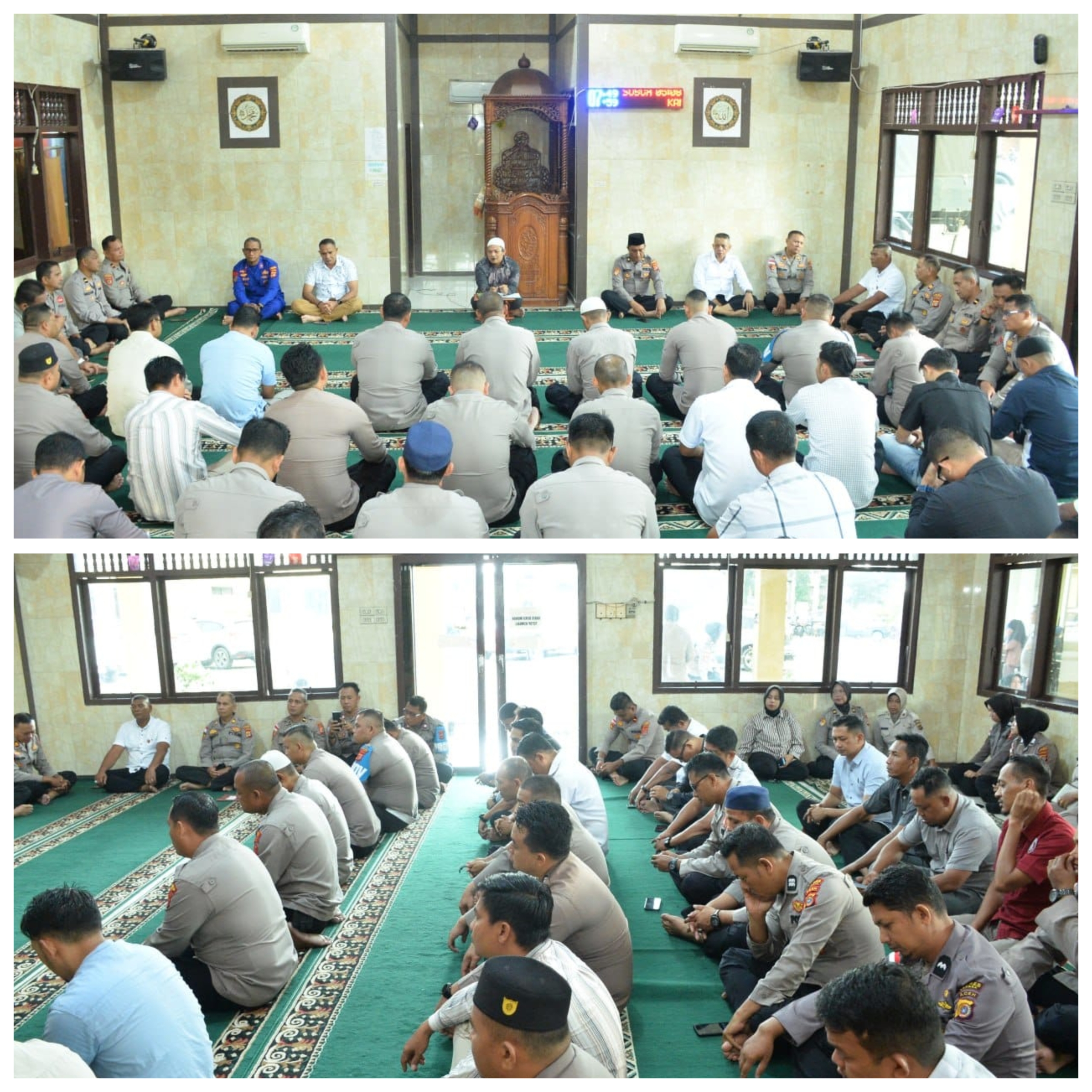 Polres Langsa Perkuat Pembinaan Mental Personel Melalui Kegiatan Binrohtal