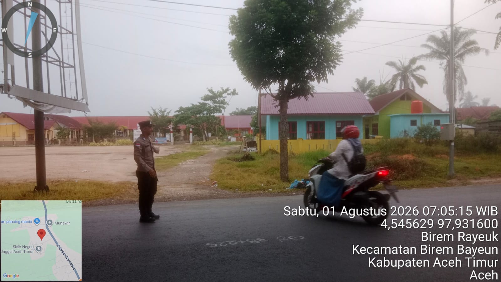 Polsek Birem Bayeun Intensifkan Protap 01 Demi Keselamatan Pelajar dan Kelancaran Arus Lalu Lintas