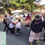 Polsek Rantau Selamat Hadirkan Strong Point Pagi Demi Kelancaran Lalu Lintas dan Keselamatan Pelajar