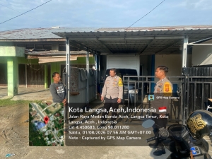 Polsek Langsa Timur Pastikan Keamanan Dapur SPPG Selama Masa Libur Sekolah