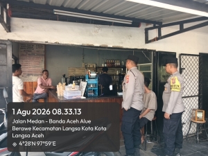 Polsek Langsa Tingkatkan Patroli Antipremanisme Demi Ciptakan Kamtibmas Kondusif
