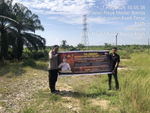 Polsek Rantau Selamat Intensifkan Patroli Karhutla untuk Cegah Kebakaran Hutan dan Lahan