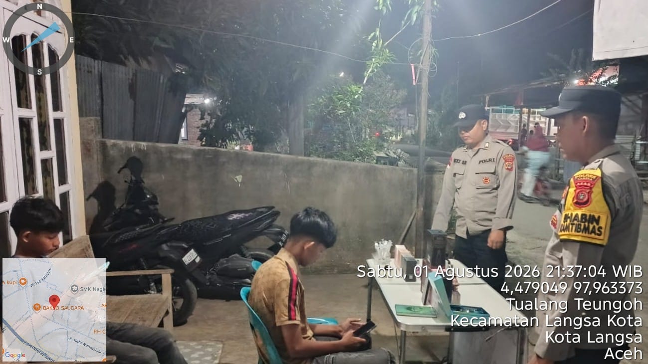 Polsek Langsa Intensifkan Patroli Antipremanisme Demi Menjaga Keamanan Wilayah