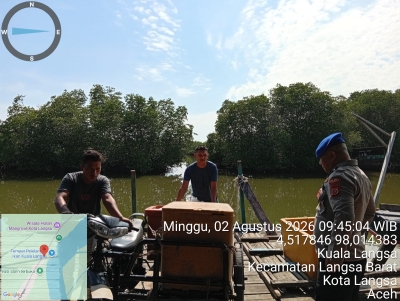 Satpolairud Polres Langsa Intensifkan Patroli Dialogis Demi Keselamatan Nelayan dan Kelestarian Laut