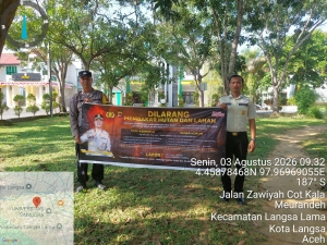 Polsek Langsa Timur Intensifkan Patroli Karhutla untuk Cegah Kebakaran Hutan dan Lahan