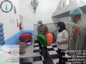 Polsek Manyak Payed Pastikan Operasional Dapur MBG Berjalan Sesuai Standar