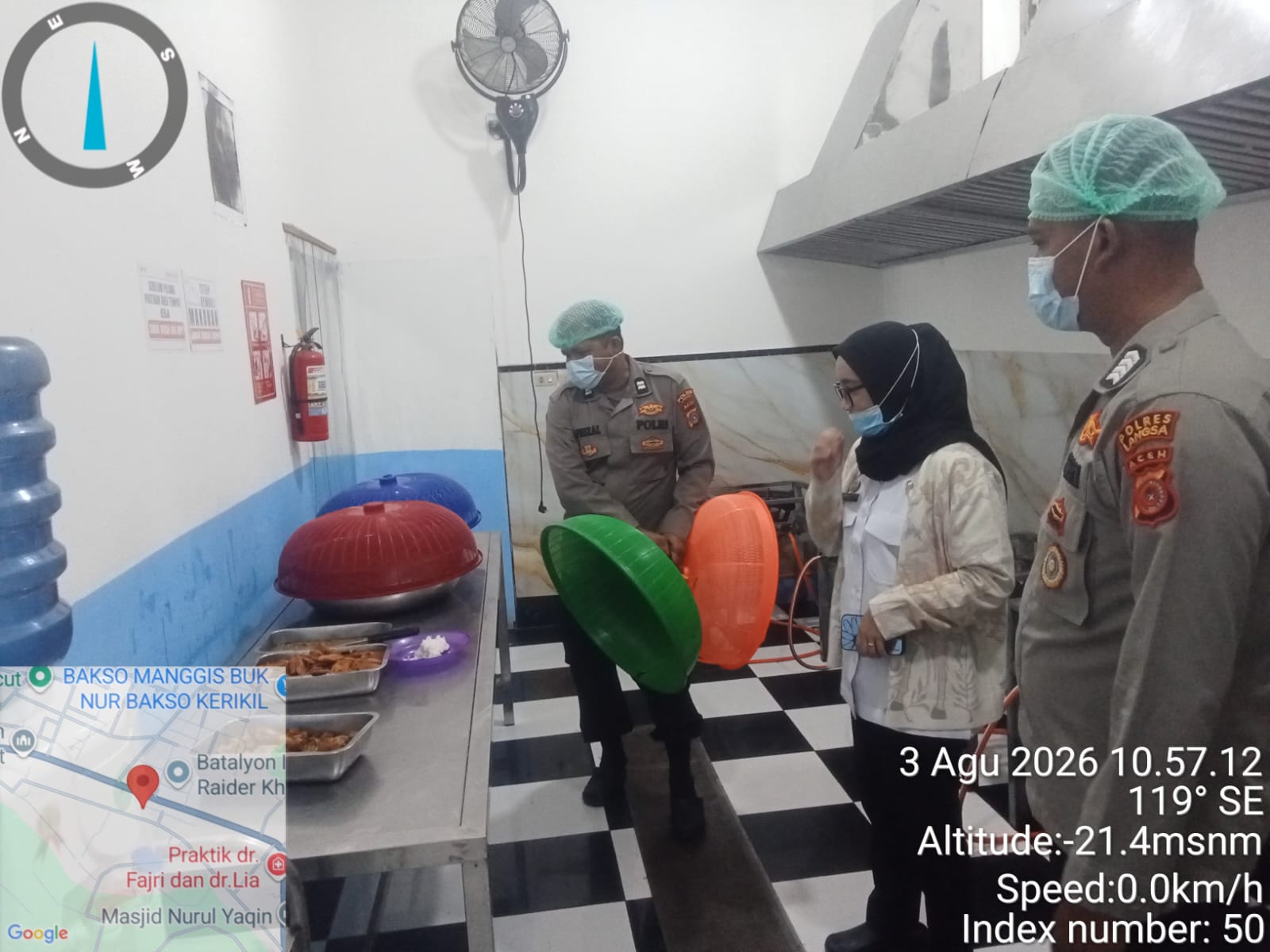 Polsek Manyak Payed Pastikan Operasional Dapur MBG Berjalan Sesuai Standar