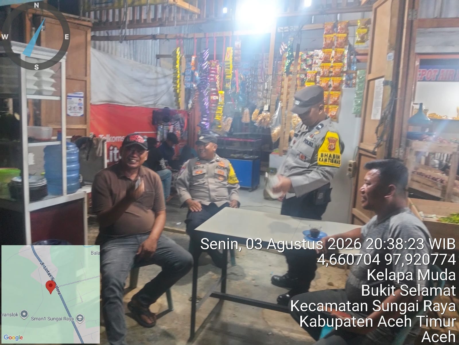 Patroli Malam Polsek Sungai Raya Perkuat Keamanan dan Ciptakan Situasi Kondusif