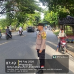 Polsek Langsa Timur Hadir di Sekolah, Strong Point Pagi Perkuat Keselamatan Pelajar