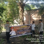 Patroli Karhutla Polsek Rantau Selamat Perkuat Pencegahan Kebakaran Lahan di Gampong Bayeun