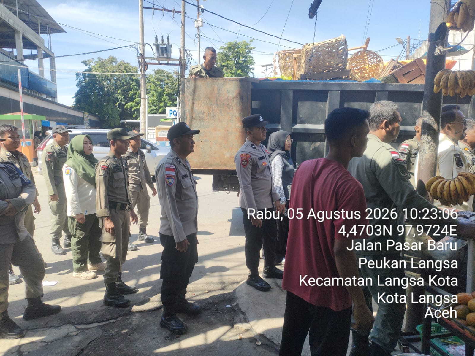 Pelaksanaan Penataan PKL di Pasar Langsa Dioptimalkan Demi Ketertiban dan Kenyamanan Bersama