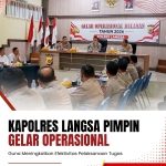 Kapolres Langsa Pimpin Gelar Operasional Guna Meningkatkan Efektivitas Pelaksanaan Tugas