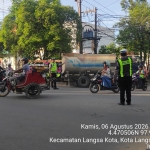 Sat Lantas Polres Langsa Tingkatkan Pelayanan Melalui Strong Point Pagi di Jalur Utama Kota
