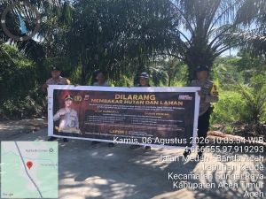 Patroli Karhutla Polsek Sungai Raya Perkuat Upaya Pencegahan Kebakaran Hutan dan Lahan