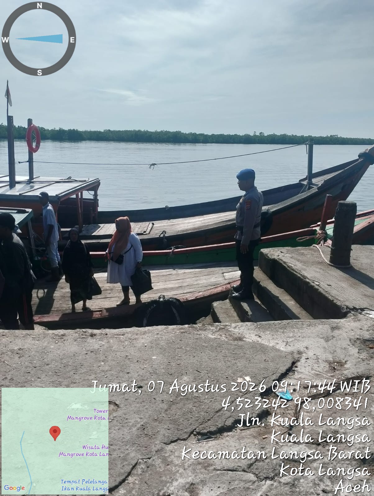 Sat Polairud Polres Langsa Tingkatkan Patroli Dialogis Demi Keselamatan Nelayan dan Aktivitas Pesisir