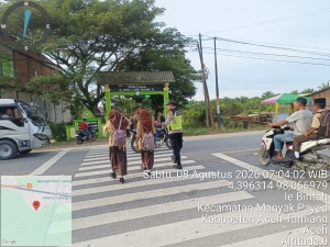 Polsek Manyak Payed Tingkatkan Pelayanan Melalui Pengaturan Lalu Lintas di Lingkungan Sekolah