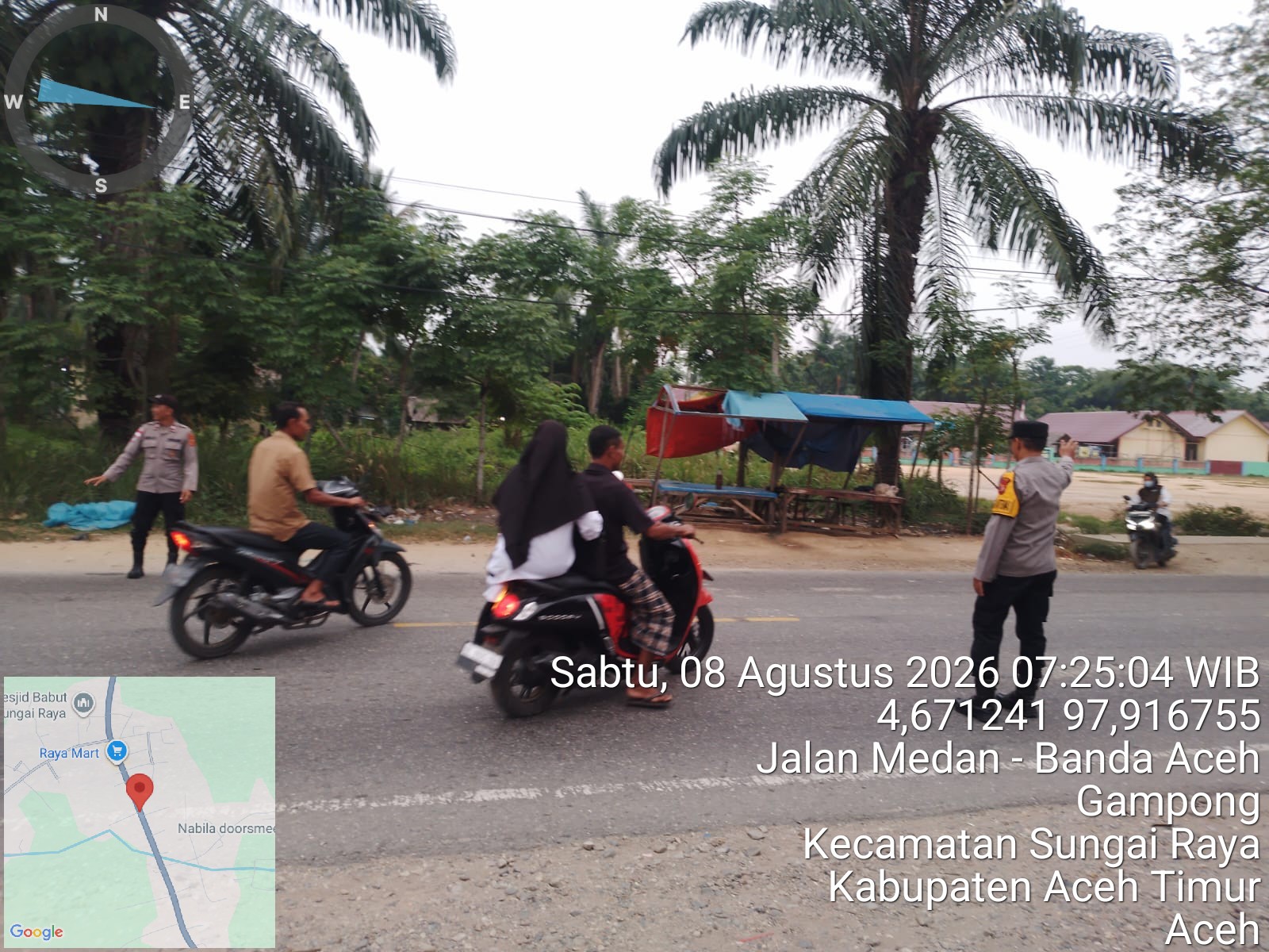 Polsek Sungai Raya Laksanakan Protap 01 untuk Tingkatkan Keamanan dan Ketertiban Lalu Lintas