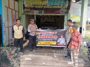 Polsek Langsa Timur Gencarkan Sosialisasi Antisipasi Curanmor